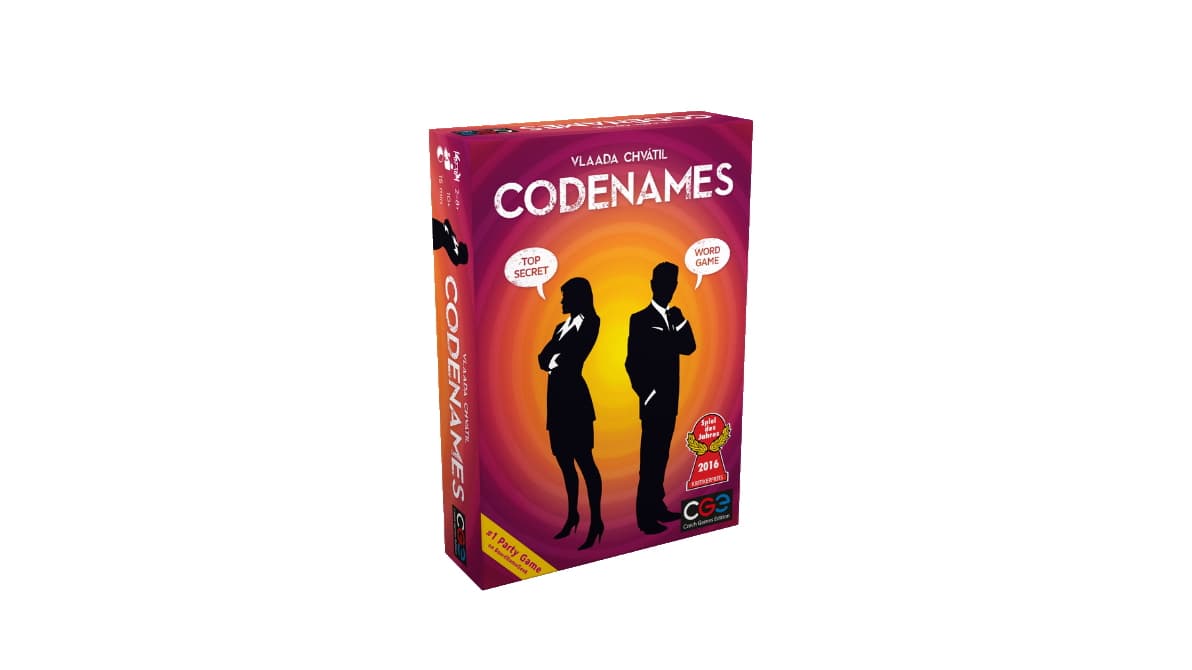 Box of the real Codenames game